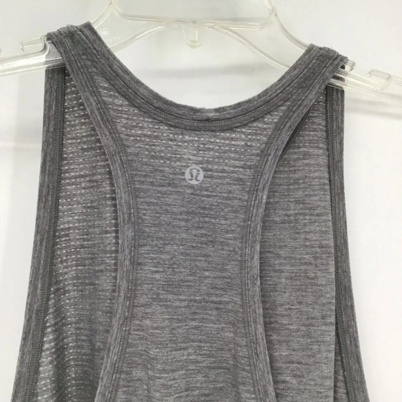 Lululemon Athletica Women’s Tank Top Pullover Heather Grey Size No Tag - Picture 4 of 5